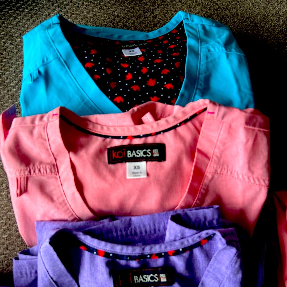 KOI Scrubs XS $45 for all 3